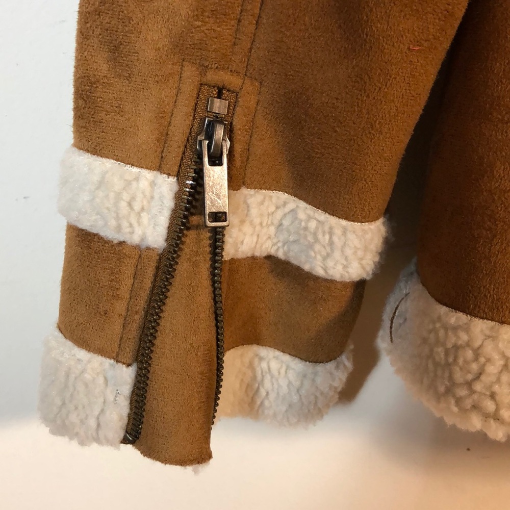 Old Navy vegan Suede Jacket Medium - Picture 3 of 16